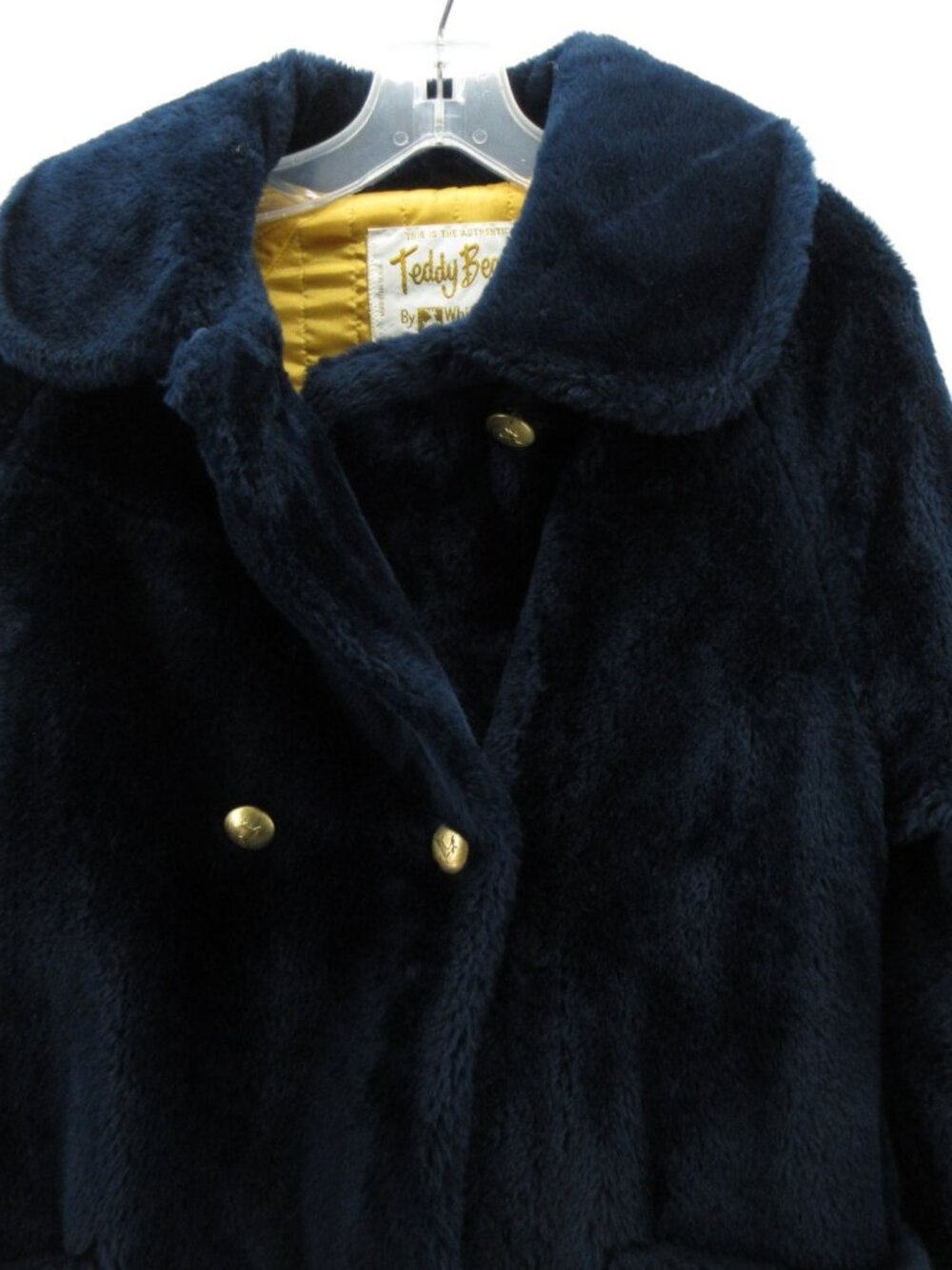 VINTAGE White Stag Jacket Small Teddy Bear Faux Fur Coat 70s USA * - Picture 8 of 14